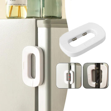 Child Safety Refrigerator Lock – Self-Adhesive Fridge Door Lock