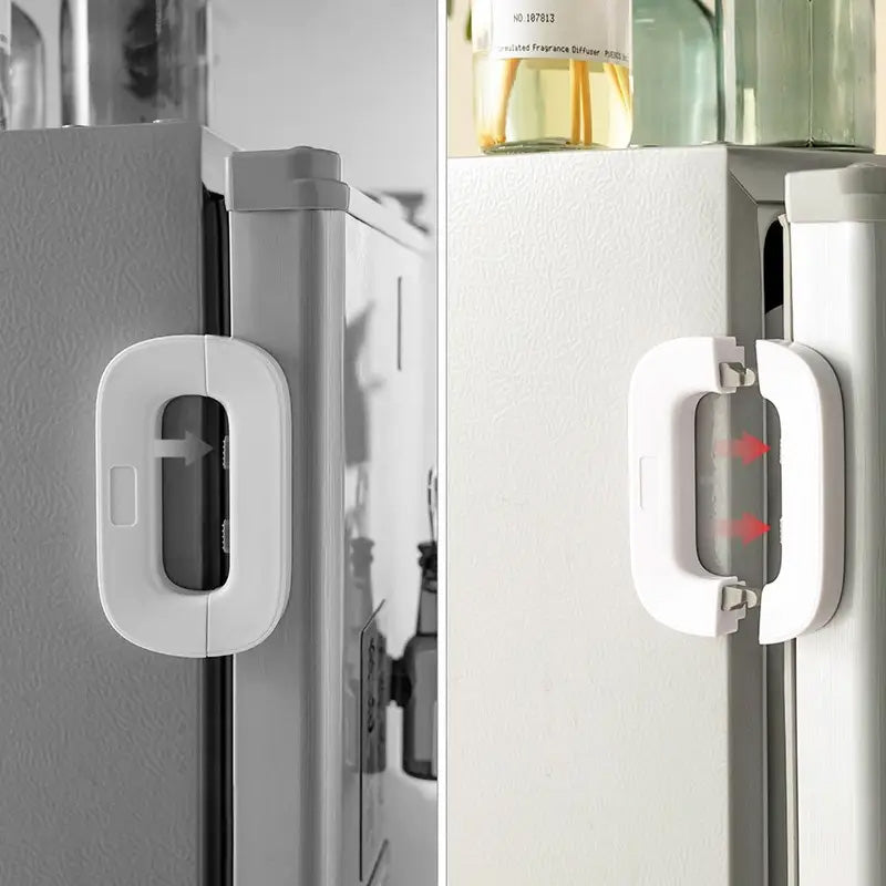Child Safety Refrigerator Lock – Self-Adhesive Fridge Door Lock