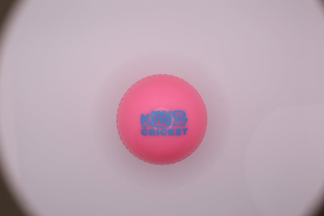 King Cricket Pink Soft Practice Ball – Training Cricket Ball for Kids & Beginners