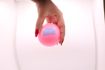 King Cricket Pink Soft Practice Ball – Training Cricket Ball for Kids & Beginners