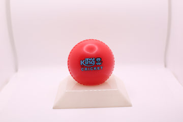 King Cricket Red Soft Practice Ball – Training Cricket Ball for Kids & Beginners