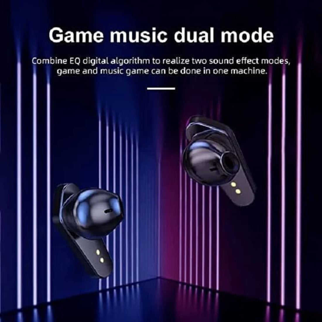 TWS X15 Wireless Bluetooth 5.3 Earbuds | HD Stereo Sound | Low Latency Gaming Mode | Touch Control | Type-C Charging